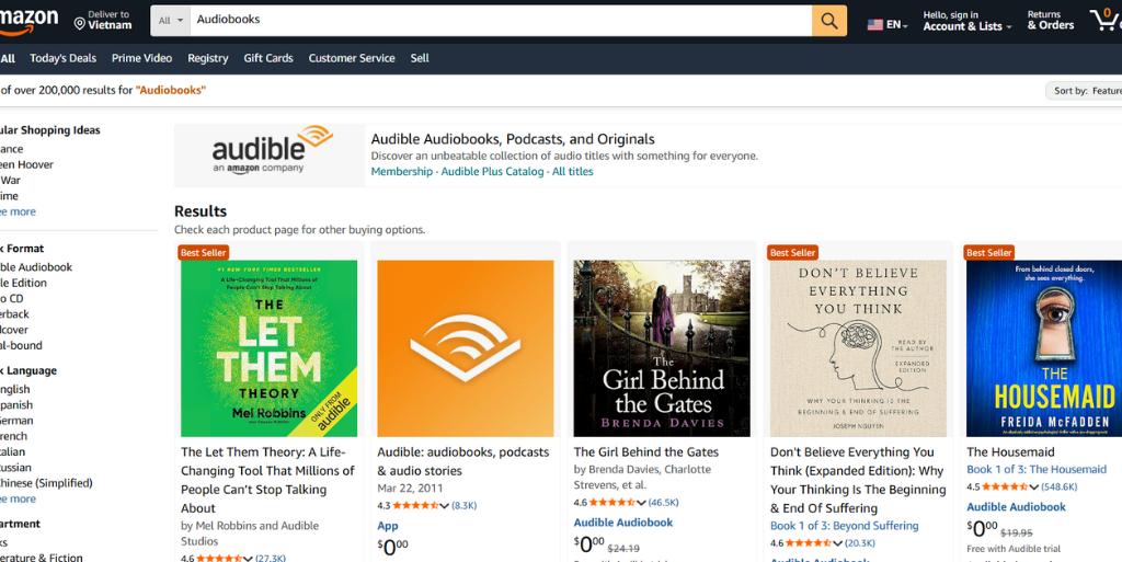 3. Audiobooks qua ACX (Audible)