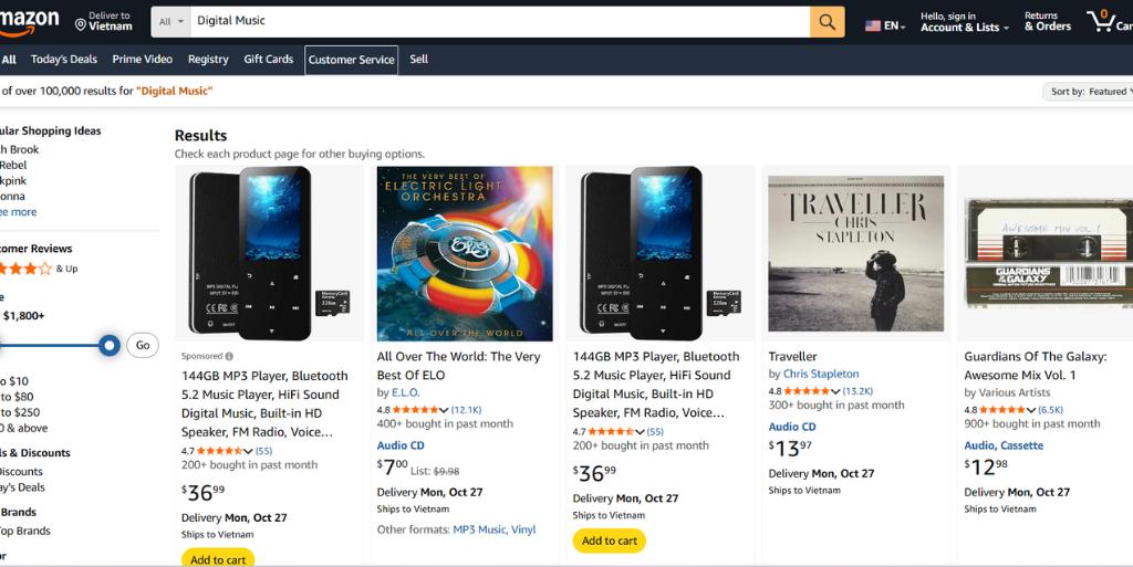 8. Digital Music (Amazon Music for Artists)