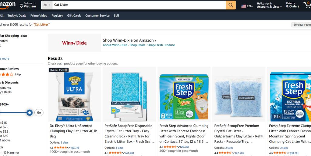 9. Cát vệ sinh mèo_Cat Litter (Pet Supplies)
