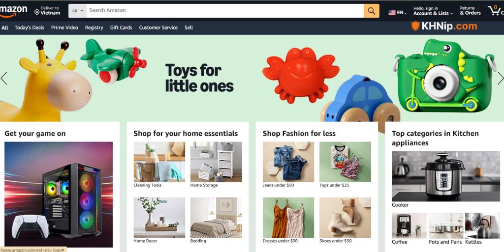 Top 20 sản phẩm bán chạy nhất trên Amazon