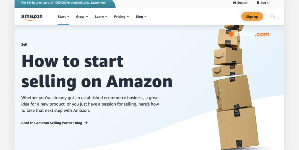 đăng ký bán hàng trên amazon