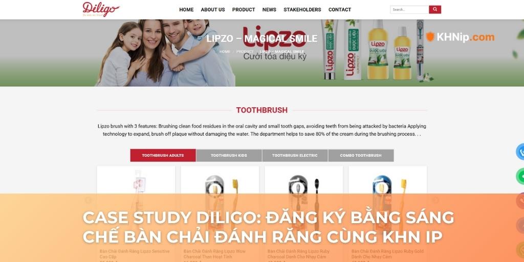 Case Study DILIGO Đăng ký bằng sáng chế bàn chải đánh răng cùng KHN IP