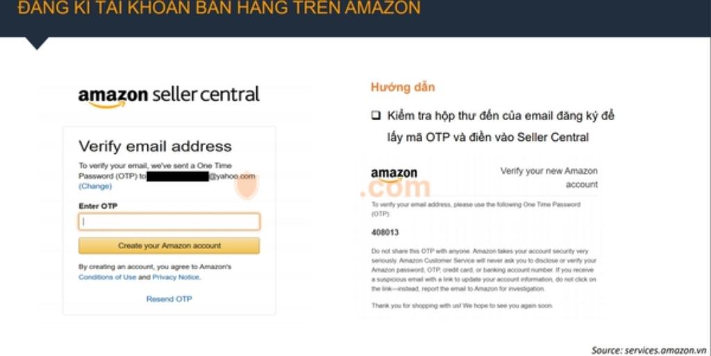 Dịch vụ đăng ký tài khoản bán hàng Amazon của KHN IP_ Quy trình chi tiết và hiệu quả