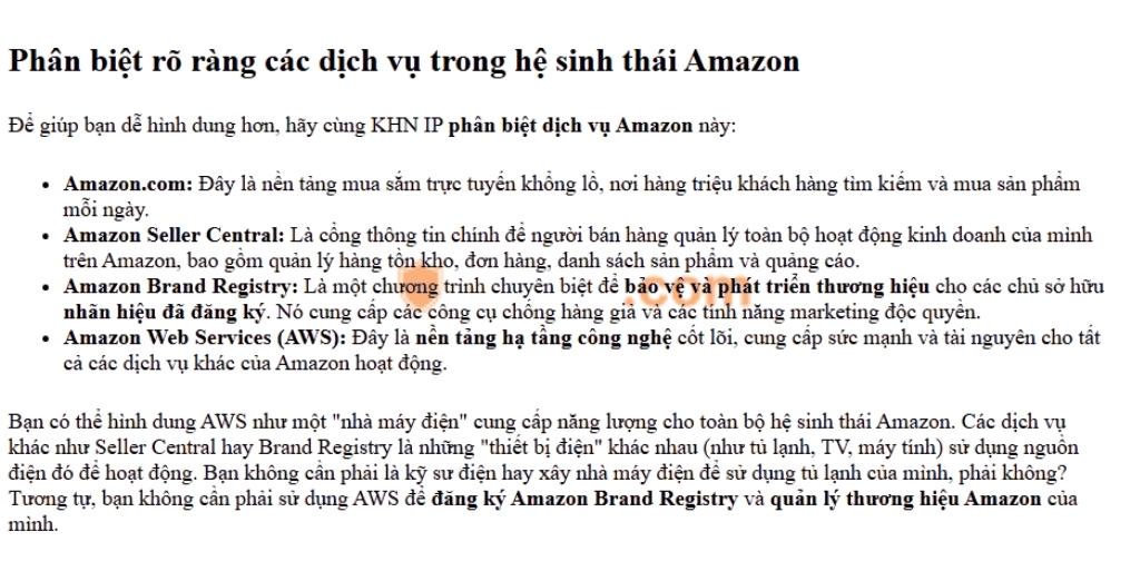 Amazon Web Services là gì? Các điểm mạnh, lợi ích và các danh mục dịch vụ chính của AWS 3 Phân biệt rõ ràng các dịch vụ trong hệ sinh thái Amazon