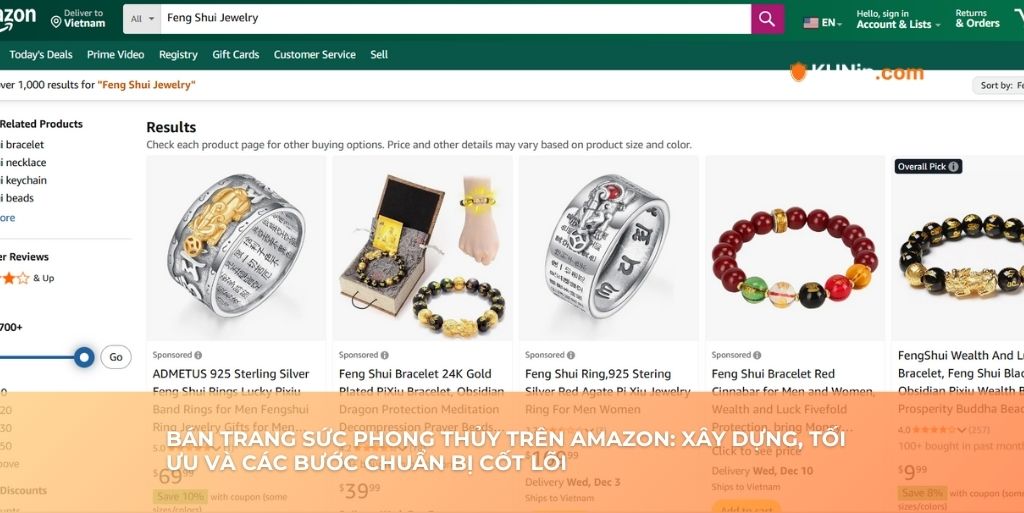 Trang chủ 21 Bán trang sức phong thủy trên Amazon
