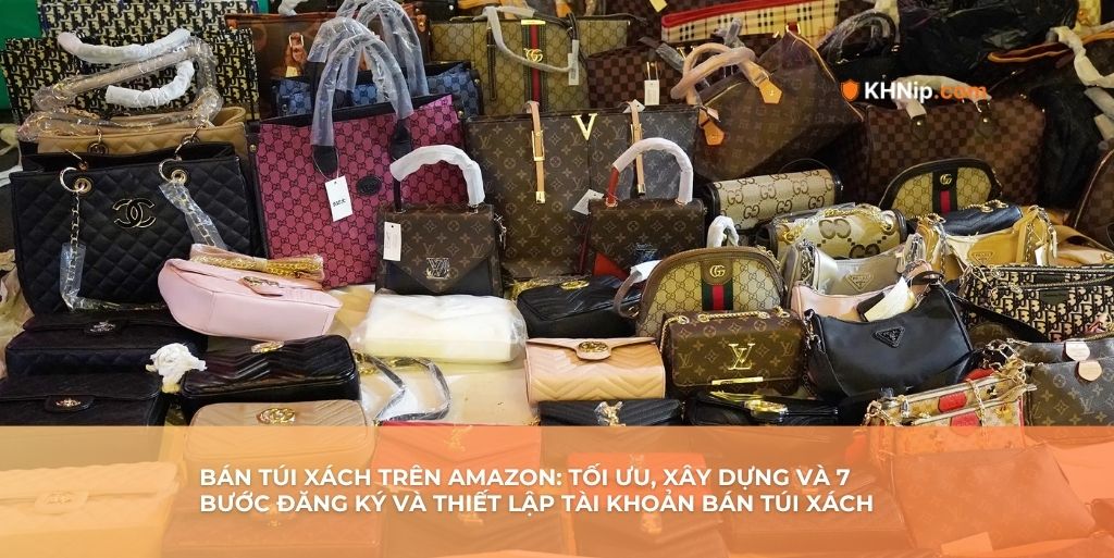 Bán túi xách trên Amazon