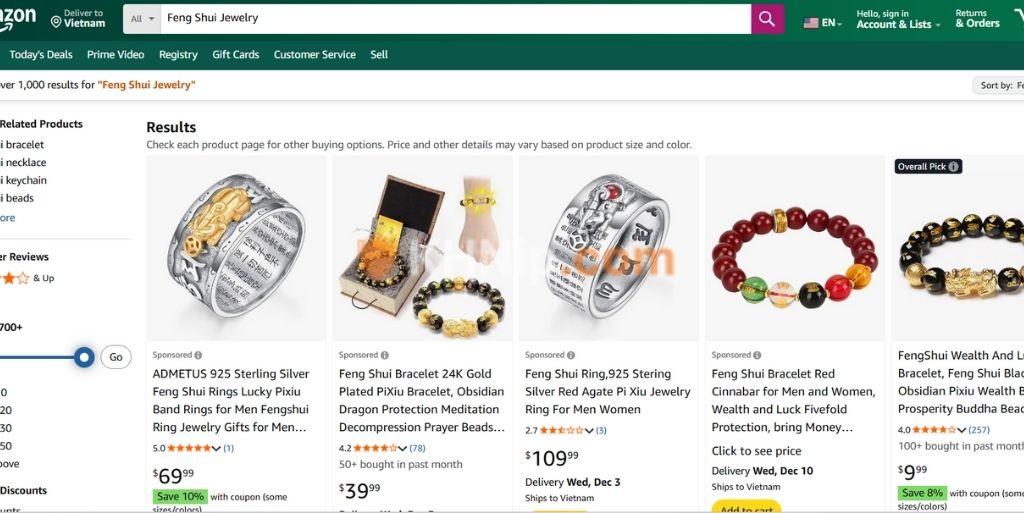 Bán trang sức phong thủy trên Amazon: Xây dựng, tối ưu và các bước chuẩn bị cốt lõi 1 Nghiên cứu thị trường và lựa chọn sản phẩm ngách