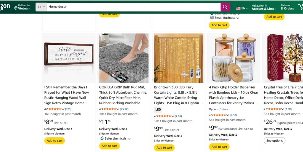 Kinh doanh home decor trên Amazon: Giải pháp và 7 bước bán hàng home decor trên Amazon hiệu quả 3 Rào cản về ngôn ngữ và văn hóa khi bán hàng tại thị trường Mỹ, Châu Âu